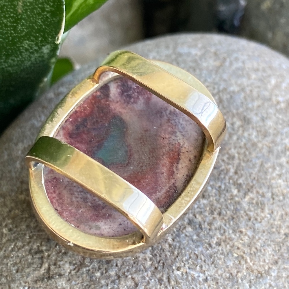 Rare vintage Mexican opal omega slide pendant - Picture 7 of 9